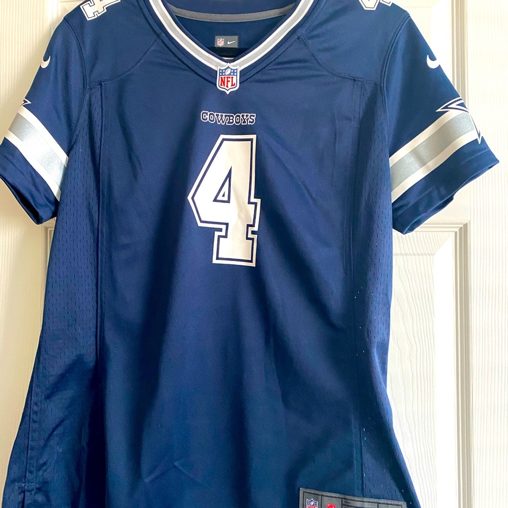 Authentic Dallas Cowboys Ladies fit Prescott jersey, Size L